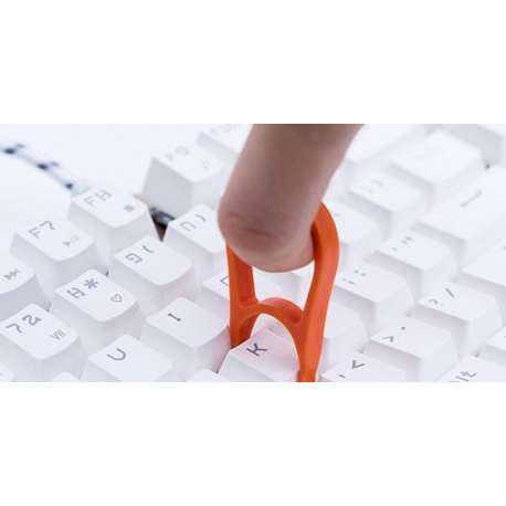 Toetsen Verwijderaar|Keycap Puller|Verwijdert de toetsen van uw toetsenbord|Ovaal Rood|Keycap fixing|Keycap remover|STIPCO