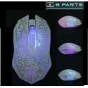 BParts - Lightning Game muis - Gaming Mouse - 3200 DPI - Wit