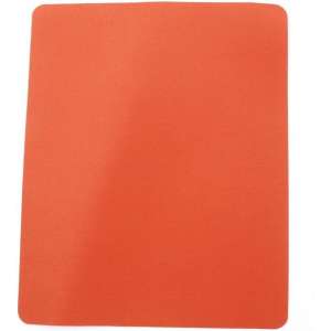 Muismat | Stof | Ultra dun | Non slip| 21.5 x 17.5 | Oranje