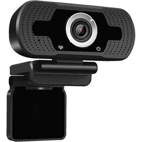 NÖRDIC EC-A258, Webcam met microfoon voor PC, laptop, Webcamera HD 1080p, zwart