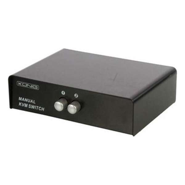 Konig CMP-SWITCH60 Zwart KVM-switch