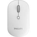 PHILIPS Draadloze muis M403, optische sensor, 4 knoppen, 2,4 GHz-overdracht, 10 m draadloos bereik, 3 DPI-stappen, wit