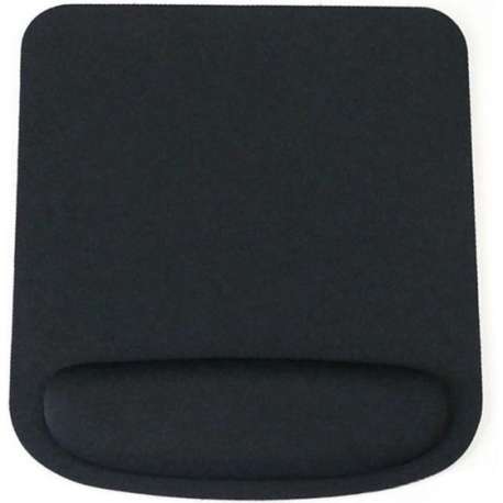 DrPhone Ergonomisch Muismat - Mousepad - Polssteun - Perfect voor Optische & Trackball Muis - Zwart