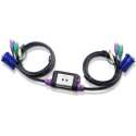 Aten CS62A toetsenbord-video-muis (kvm) kabel 1,2 m Multi kleuren