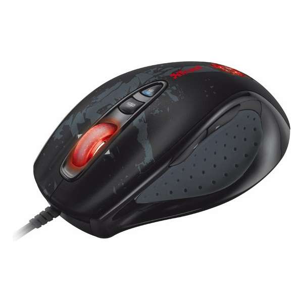 Trust Gxt 33 Laser Gaming Muis Zwart PC