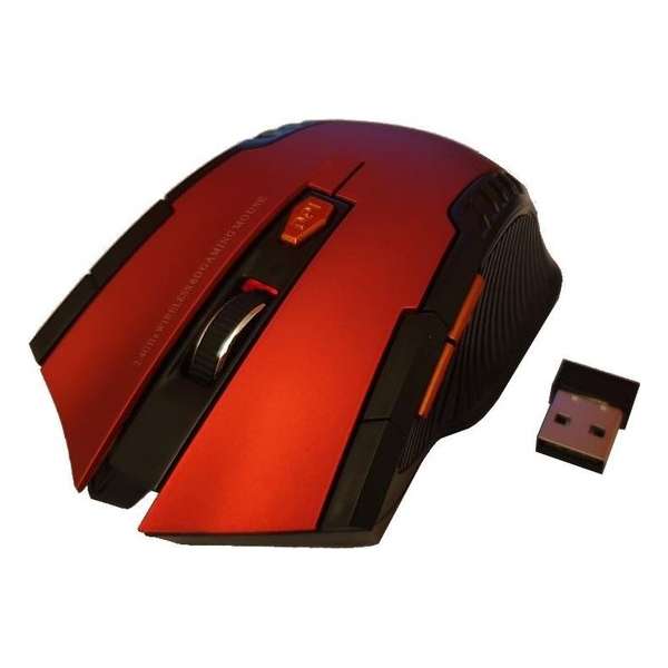 Gaming mouse wireless - Gaming muis draadloos - dpi (snelheid) aanpasbaar - 10m bereik