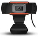 WiseGoods - Webcam - USB Webcam Met Microfoon - Draaibaar - Full HD 720P - Zwart