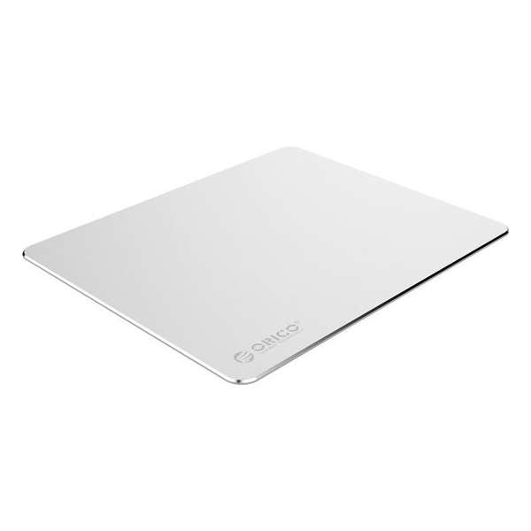 Orico Ultradunne XXL aluminium muismat - 2mm dik - 30x25 cm - zilver