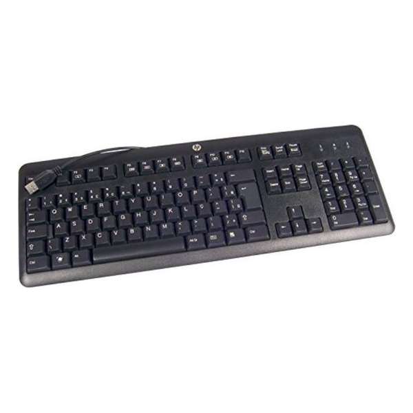 HP 672647-033 toetsenbord USB QWERTY Brits Engels Zwart