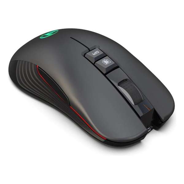 GAMING MUIS + KANTOOR MUIS - Draadloos - Oplaadbaar - Verlichting - 3600 DPI - Ergonomisch Design - Accu