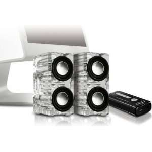 i-COOL Crystal USB Speakers
