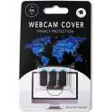 Webcam cover 6 stuks (zwart) privacy protector ultra compact – ultra dun - voor laptop – gsm – tablet.