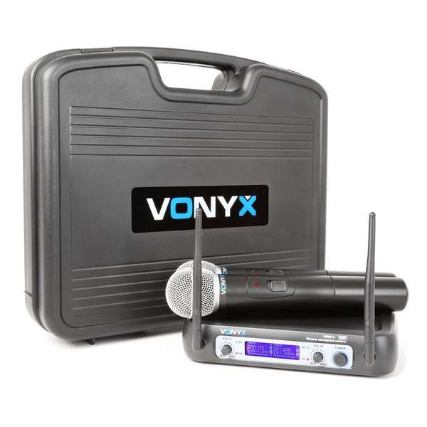 Vonyx WM512 Draadloze microfoon VHF - Dubbel