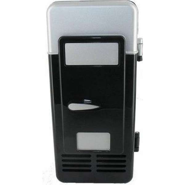 Draagbaar USB Mini Koelkast Voor 1 Blikje Zwart