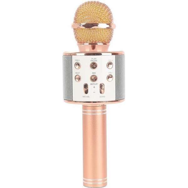 Bluetooth Karaoke Microfoon - Draadloos met HiFi Speaker Box - Set voor Android/iPhone/Apple - Rose