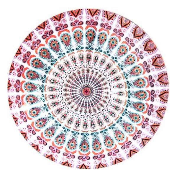 Moodadventures | Muismatten| Muismat Mandala Paars | Rond | 20 x 20 cm.