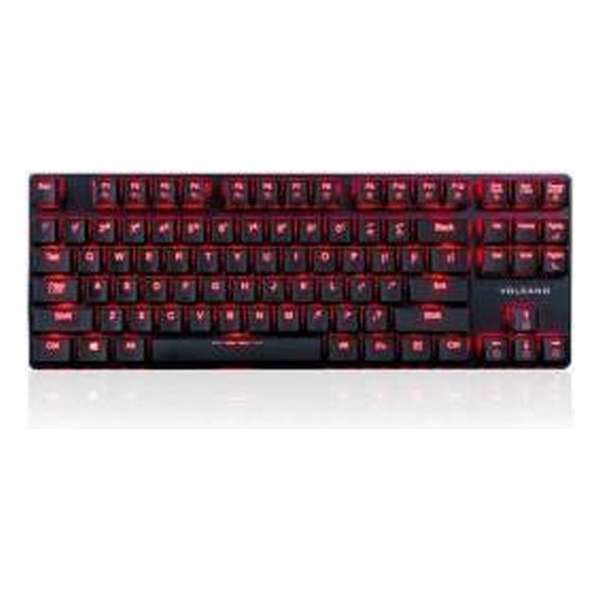 Modecom K-MC-BLADE-RED Volcano Blade UltraThin Mechanical Keyboard [USB, 87-Key, Anti-Ghost Matrix]