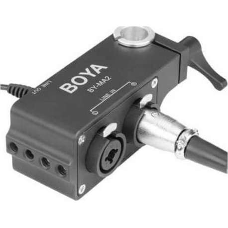 Boya Duo XLR Audio Adapter BY-MA2 voor DSLR en Camcorders