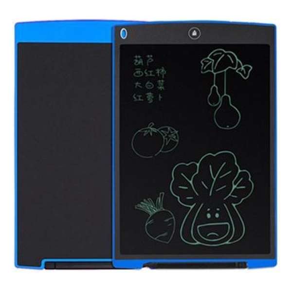 Elektronisch Magnetische Schrijfbord I Digitale Tekentablet  - Drawing tablet - met LCD Scherm - 12 Inch - Zwart/Blauw