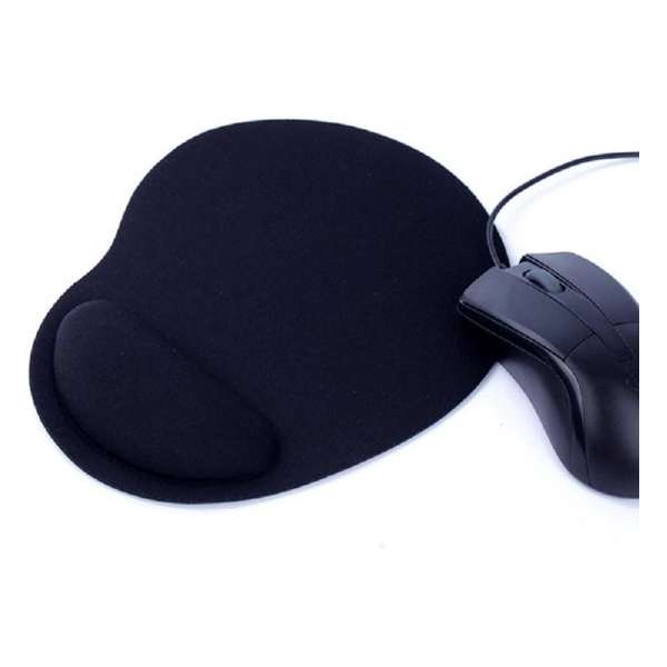 KOOZIE.EU - Mousepad met neoprene toplaag | muismat | zwart