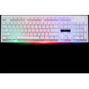 ZGB G20 104 toetsen USB Bedraad Mechanisch RGB Backlight Computertoetsenbord Gaming Keyboard (Wit)