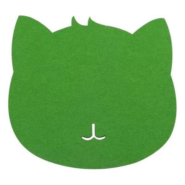 Muismat kat (groen)