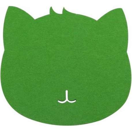 Muismat kat (groen)