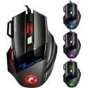 Gaming Muis 2400 DPI - iMice - 6 Knoppen - 4 RGB lichtmodes - Instelbare DPI - Game Mouse - Gaming Mouse - Muis voor Gaming