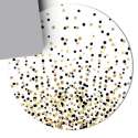 Muismat Black and Gold Dots| Muismat Rubber | Mousepad 20 x 20 cm |