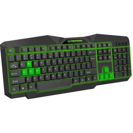 Tirionos Gaming Toetsenbord met LED-verlichting - Groen