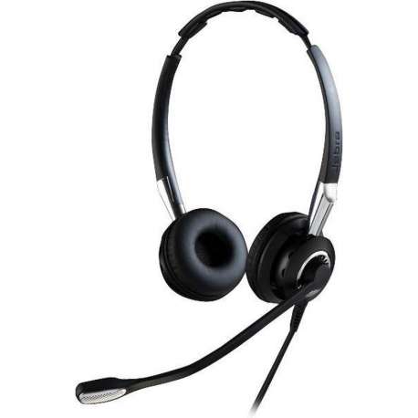 Jabra Biz 2400 II QD Duo NC Headset Hoofdband Zwart, Zilver