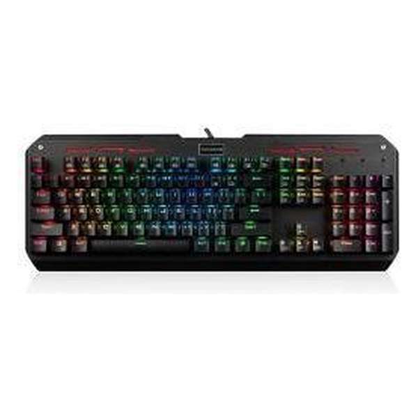 Modecom K-MC-HAMMER-U-RED-RGB Volcano Hammer RGB Mechanical Keyboard [USB, 104-Key, Full Anti-Ghost]