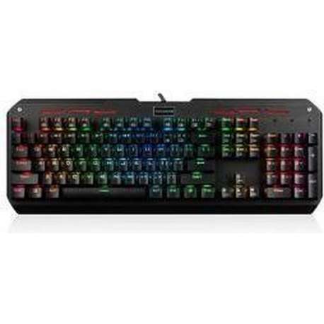 Modecom K-MC-HAMMER-U-RED-RGB Volcano Hammer RGB Mechanical Keyboard [USB, 104-Key, Full Anti-Ghost]