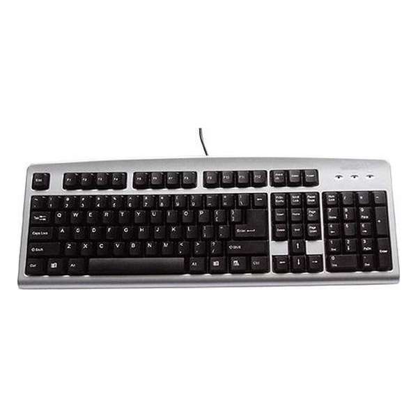 Quantore HK-6110 USB QWERTY Zwart, Zilver toetsenbord