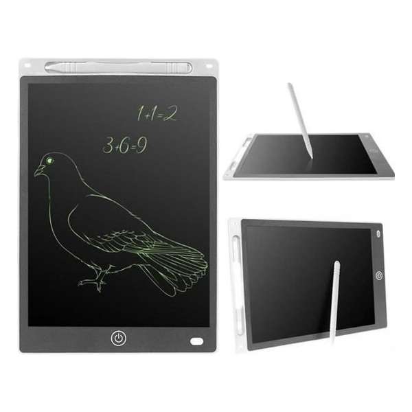 Elektronische LCD Tekentablet - 10 inch Schrijftablet voor Kinderen - Zwart - Inclusief batterij (verwisselbaar)