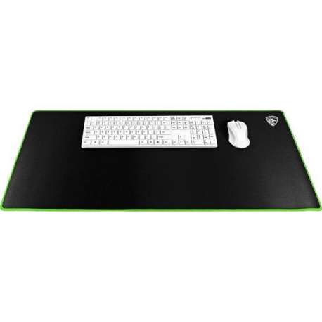 Gaming Muismat XXL Groot 900x400x3 mm Zwart-Groen