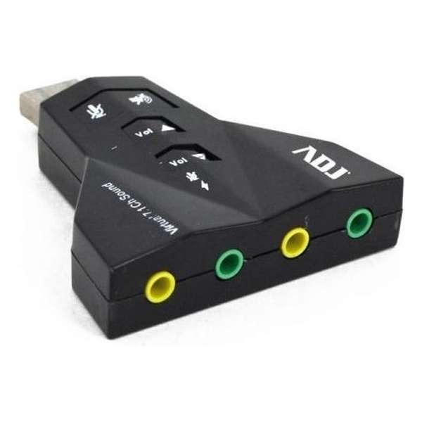 Adj 130-00004 geluidskaart 7.1 kanalen USB