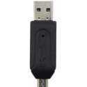 Phoco Kaartlezer (micro) SD met (micro) USB zwart