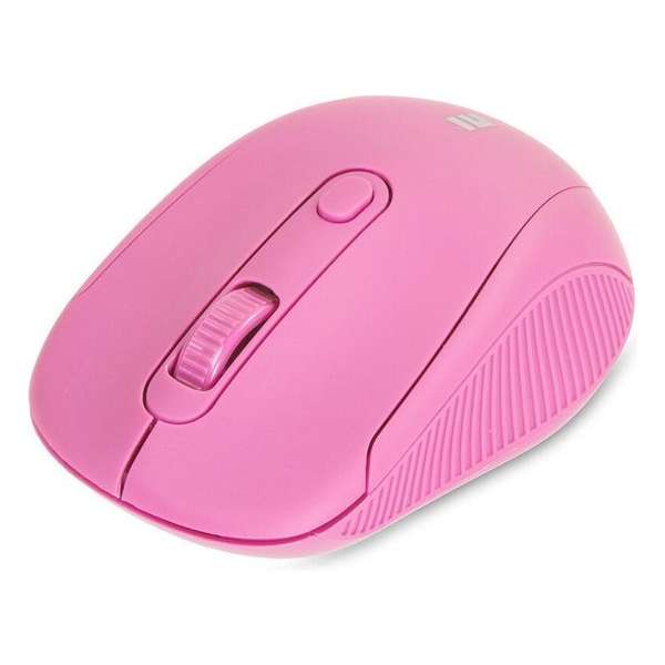 Everest SM-300 USB zacht roze optische draadloze muis