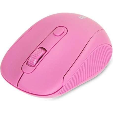 Everest SM-300 USB zacht roze optische draadloze muis