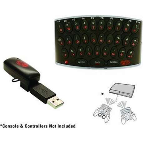 Saitek PS3 Wireless ThumbPad toetsenbord RF Draadloos QWERTY Zwart