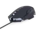 Gembird Gaming muis USB, programmeerbaar - MUSG-06 USB - 4000 DPI -  Zwart - 7-knops