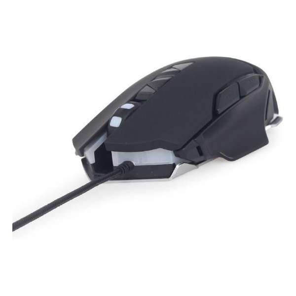 Gembird Gaming muis USB, programmeerbaar - MUSG-06 USB - 4000 DPI -  Zwart - 7-knops