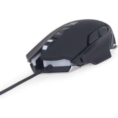 Gembird Gaming muis USB, programmeerbaar - MUSG-06 USB - 4000 DPI -  Zwart - 7-knops