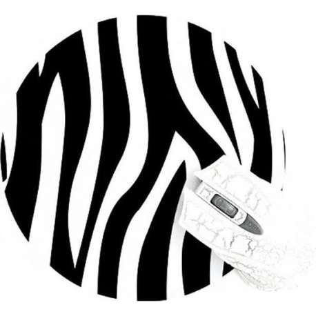 Muismat Zebra Rond | Mousepad Rubber