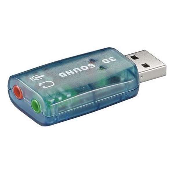 Goobay USB - Soundcard 2.0 OHL 2.0kanalen USB