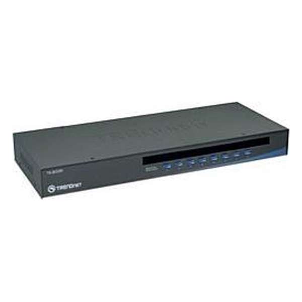 Trendnet TK-803R 8-Port USB/PS/2 Rack Mount KVM Switch KVM-switch Rack-montage