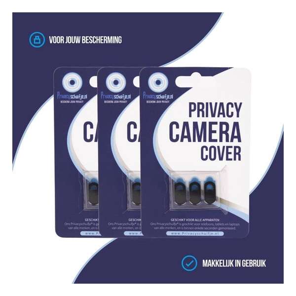 Privacyschuifje - webcam cover - camera cover - Geschikt voor Smartphones/Macbook/Ipad - samsung - iphone - laptop - 9 pack