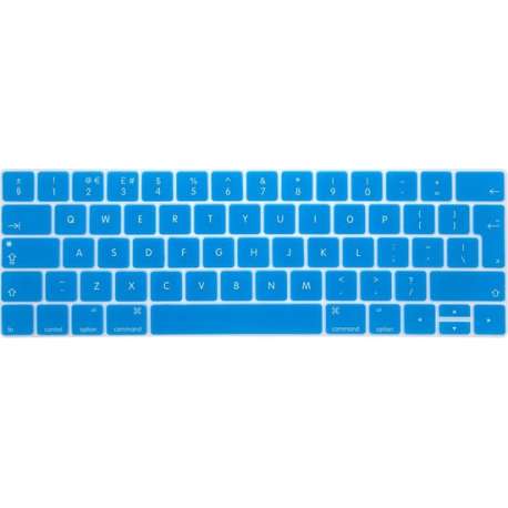 Toetsenbord Cover voor New Macbook met Touch Bar 13/15 inch 2016/2017 - Siliconen - Licht Blauw