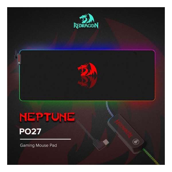 Redragon Neptune RGB Gaming Mouse Pad